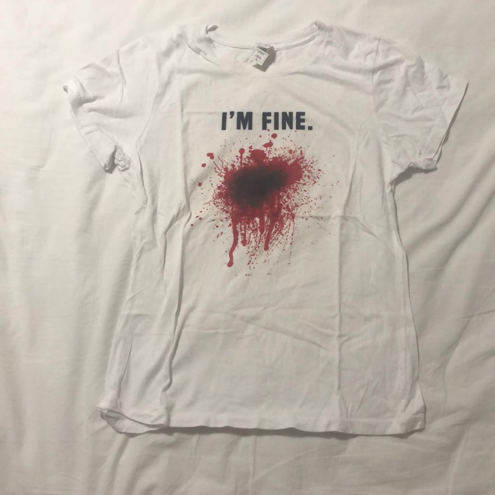 I’m fine Tee 😳